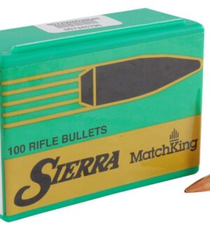 Sierra MatchKing Bullets 264 Caliber, 6.5mm (264 Diameter) 142 Grain Hollow Point Boat Tail