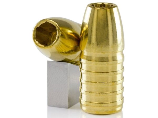 Lehigh Defense Controlled Fracturing Bullets 45 Caliber (458 Diameter) 305 Grain Controlled Fracturing Solid Brass Box of 50