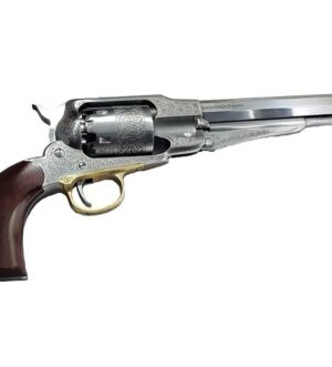 Pietta 1858 Remington Black Powder Revolver 44 Caliber 8" Barrel White Frame